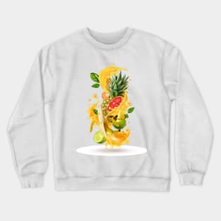 Realistic fruiti juice Crewneck Sweatshirt